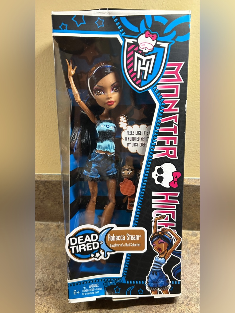 Monster High Robecca Steam Doll “DEAD TIRED”-NIB - Picture 2 of 7